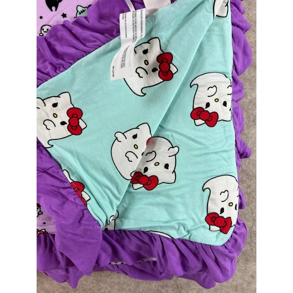 Posh Peanut Hello Kitty Halloween Luxe Patoo Bamboo Blanket 60x60